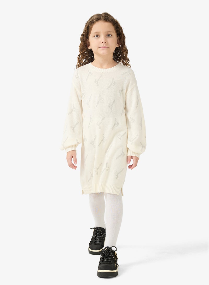 GUESS Kids Logo Knit Dress - Image 1